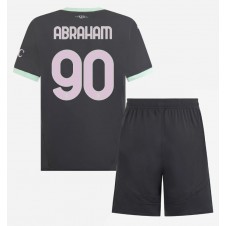 AC Milan Tammy Abraham #90 Tredjedraktsett Barn 2024-25 Kortermet (+ korte bukser)